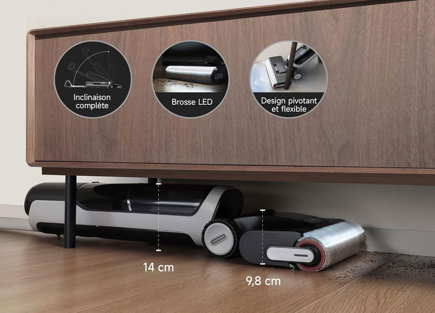 L'aspirateur laveur Dreame H14 Pro en promo à 499 € au lieu de 699 €.