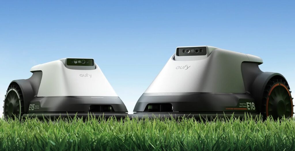 Robots tondeuses Uefy E15 et E18