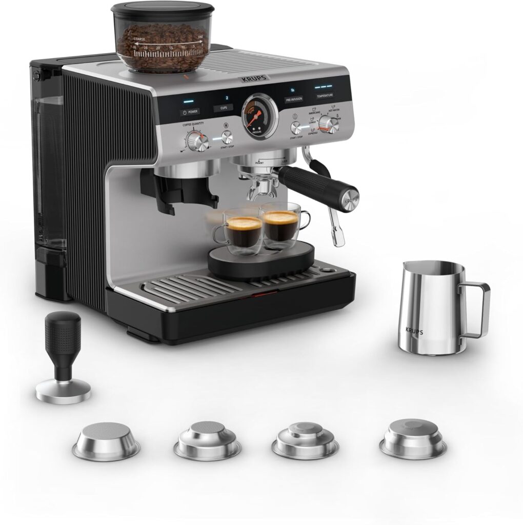 Machine à café à grain semi automatique Krups Precision XP801T10