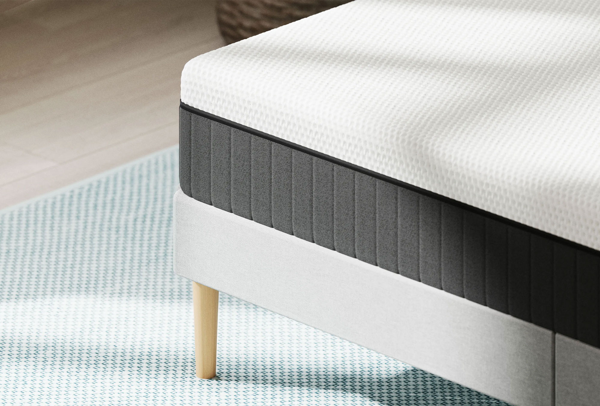 Avec 22 cm d'épaisseur, ce matelas est dans la moyenne.