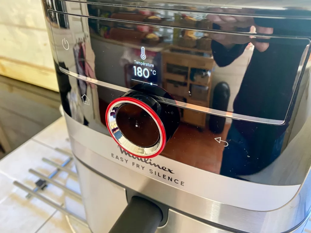 L'interface du Easy Fry Silence de Moulinex (c) Labo Maison