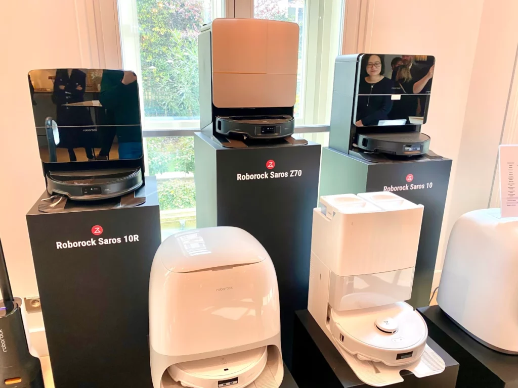 Les nouveaux aspirateurs Roborock pour ce début d'année 2025 (c) Labo Maison