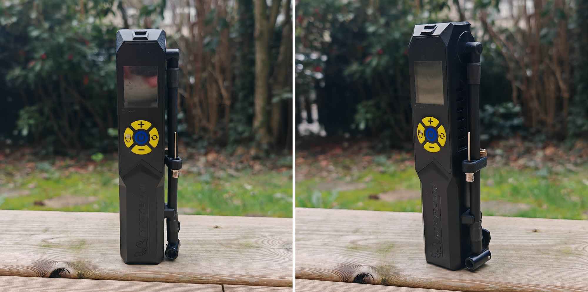 Compact et ergonomique, le Michelin 009528 Mini se range facilement et intègre un support d’embouts pratique. (c) Labo Maison