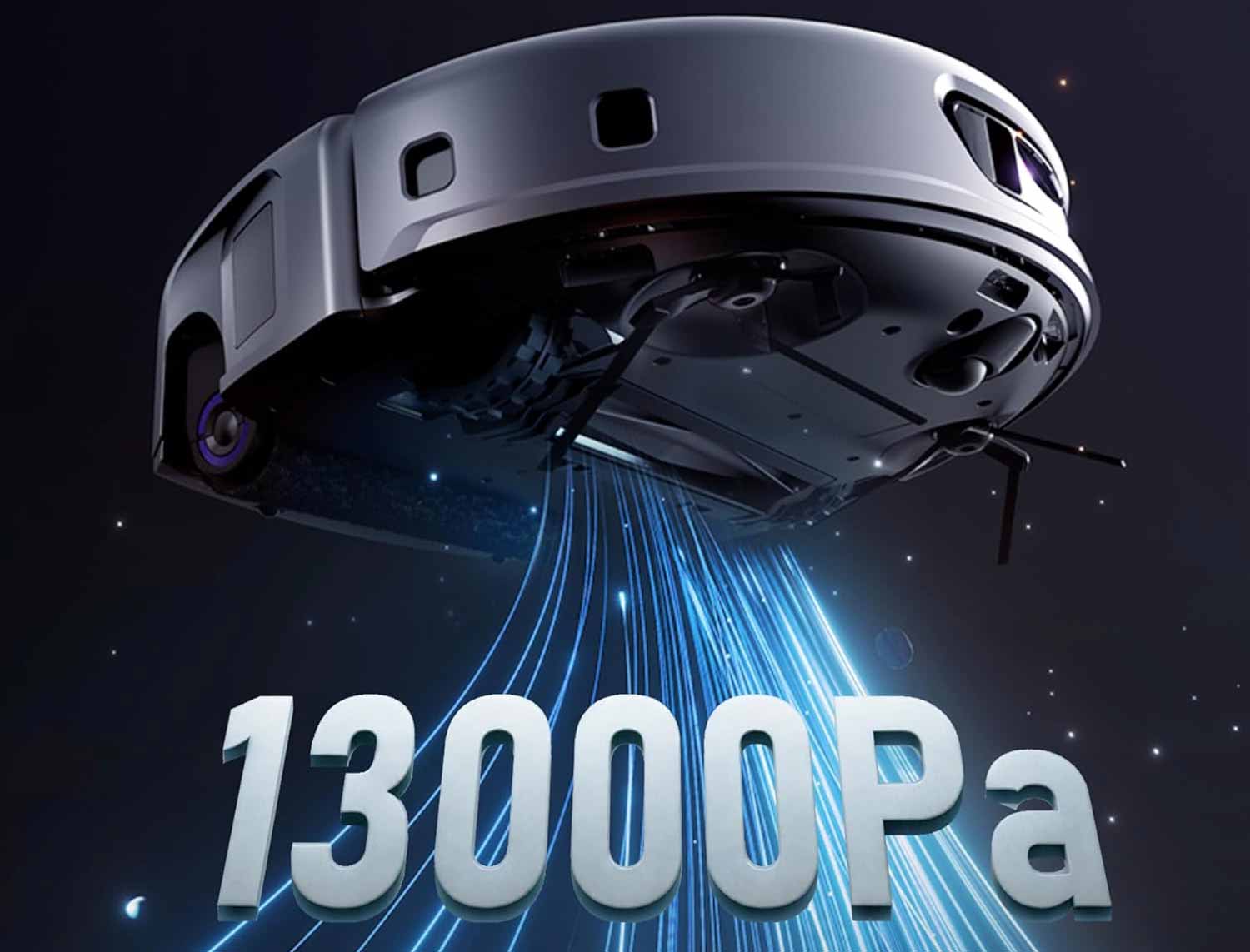Aspiration HyperForce de 13 000 Pa pour capturer efficacement poussières et débris.