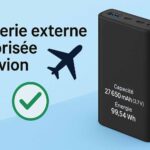Voyager avec une batterie externe en avion ? Voici les règles à connaître. (c) Dall.E