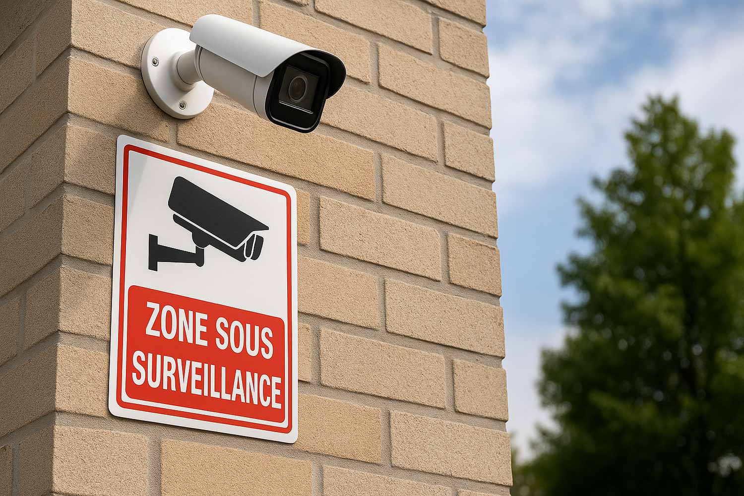 Caméra de surveillance : filaire ou sans fil, intérieure ou extérieure, elle filme et transmet des images en continu.