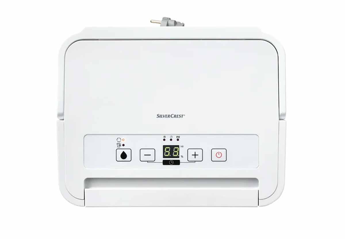 Panneau de commande du déshumidificateur Lidl Silvercrest SLE 200 B3.