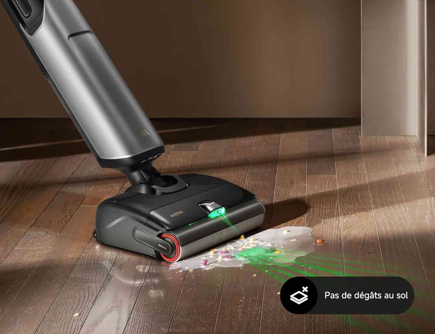 Le Mova X4 Pro propose plusieurs modes de lavage, dont un à 80 °C, pour éliminer les taches les plus résistantes.