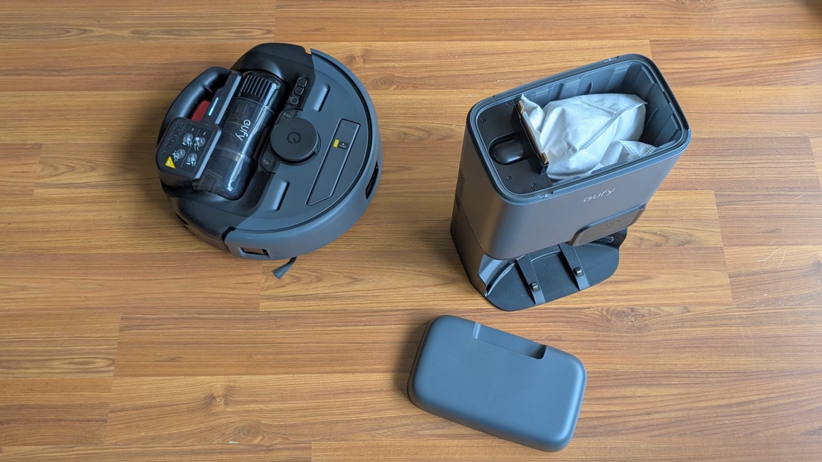 Station compacte (25 x 38,6 x 18,7 cm), stable avec tapis, mais légère et facilement déplacée. © Labo Maison