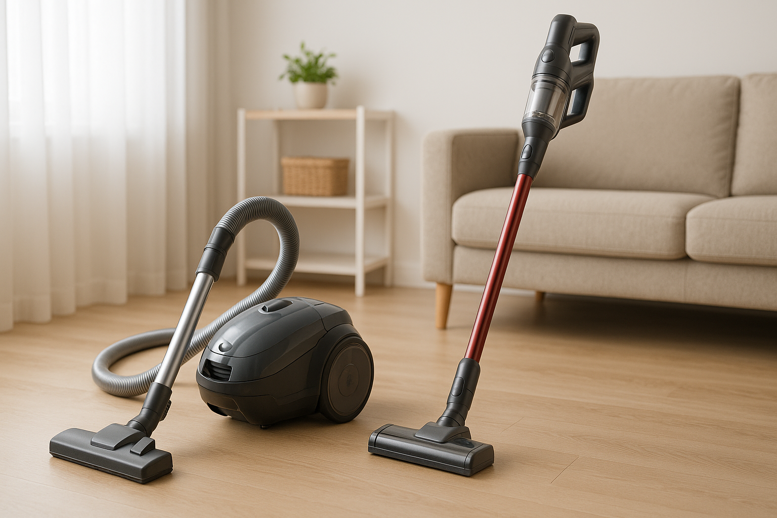 L'aspirateur balai séduit par sa mobilité, l'aspirateur traîneau reste une référence de puissance.