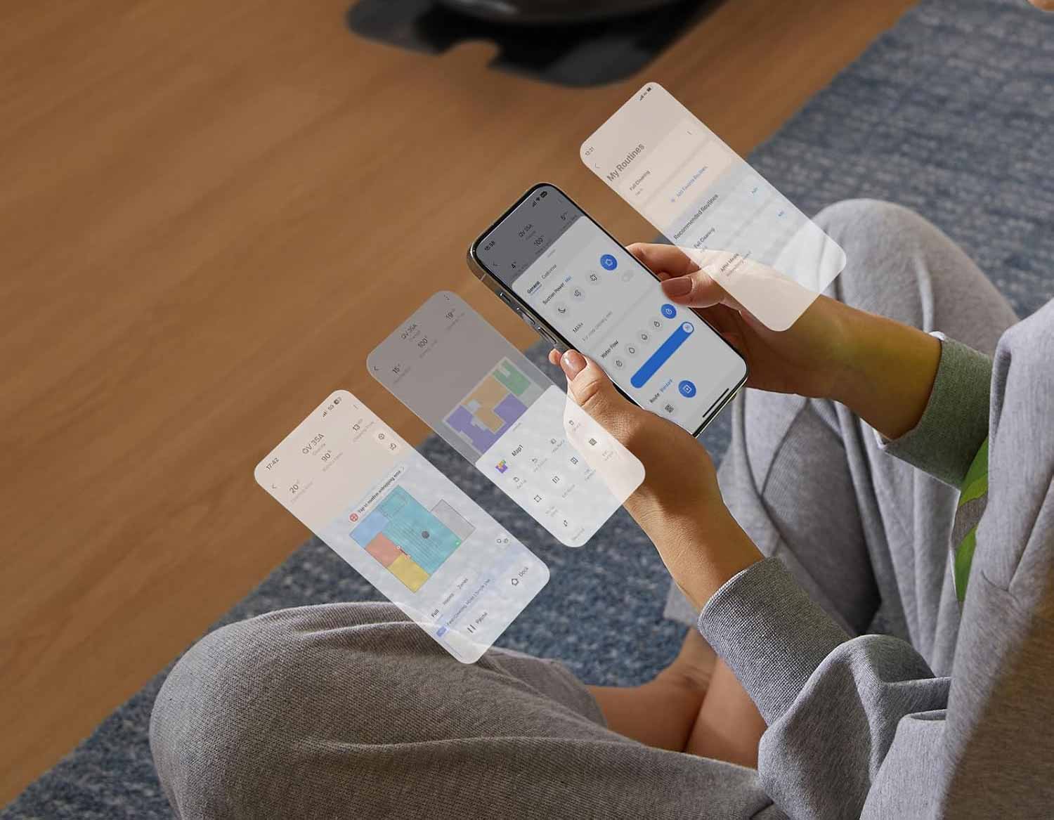 Contrôlez votre nettoyage à distance avec l’application Roborock simple et intuitive.