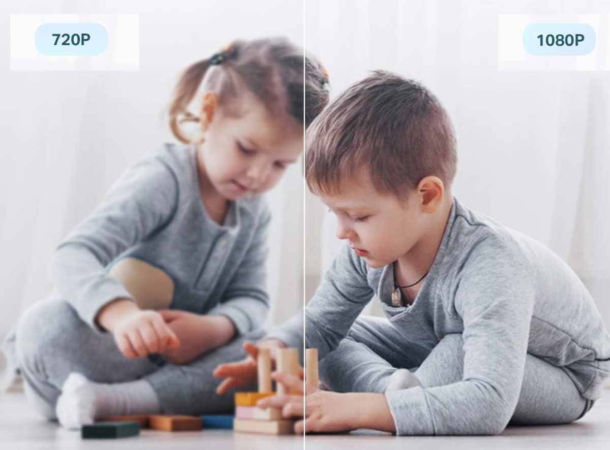 TP-Link Tapo C200 : capteur Full HD 1080p pour une image claire et détaillée au quotidien.