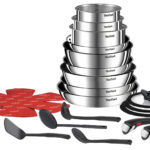 Batterie de cuisine Tefal Ingenio Cook Eat inox avec poignée amovible