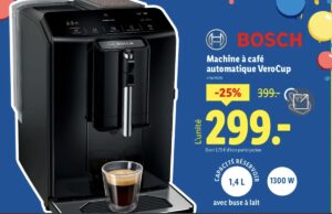 Machine à café à grain Bosch VeroCup en promo sur le site de Lidl le samedi 31 mai