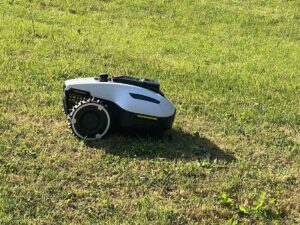 Test du robot tondeuse Mammotion Yuka Mini 600. (c) Labo Maison