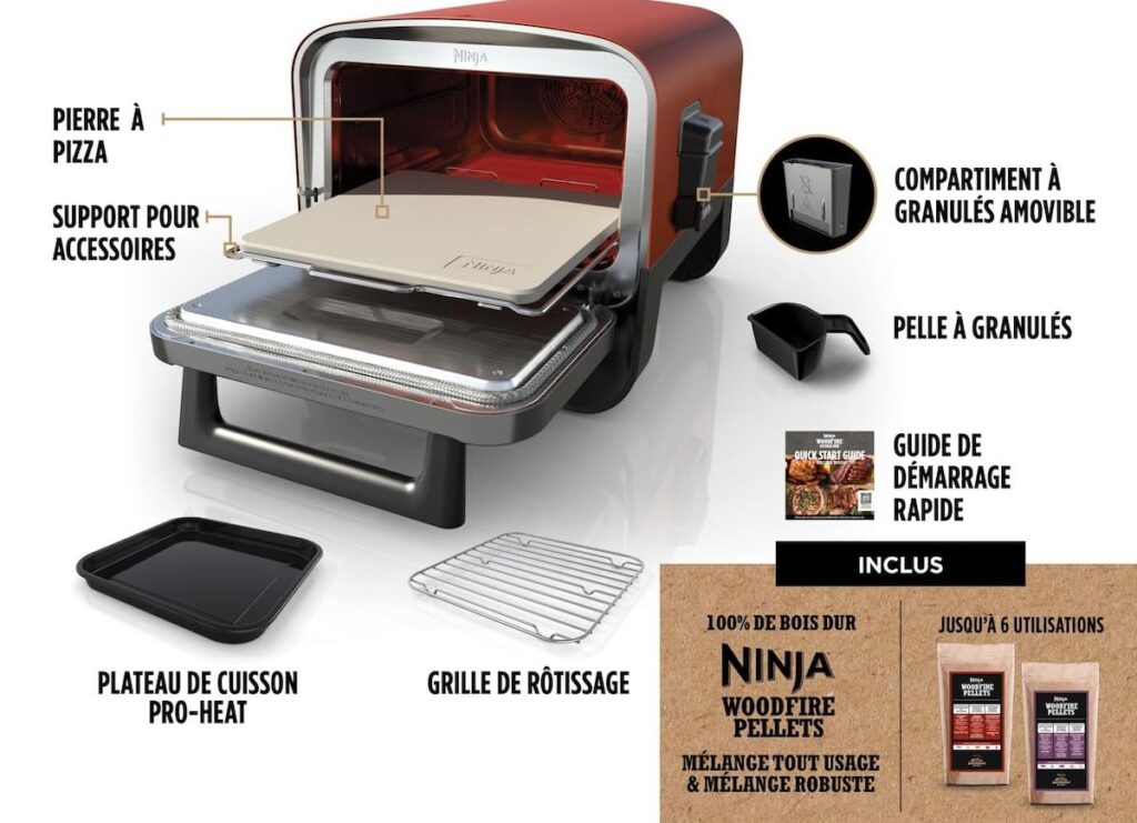 Les accessoires du Ninja Woodfire