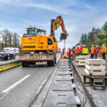 Travaux de pose de bobines pour recharge par induction sur l’autoroute A10