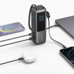 Batterie Anker Zolo connectée à 4 appareils simultanément via ses ports USB-C et USB-A